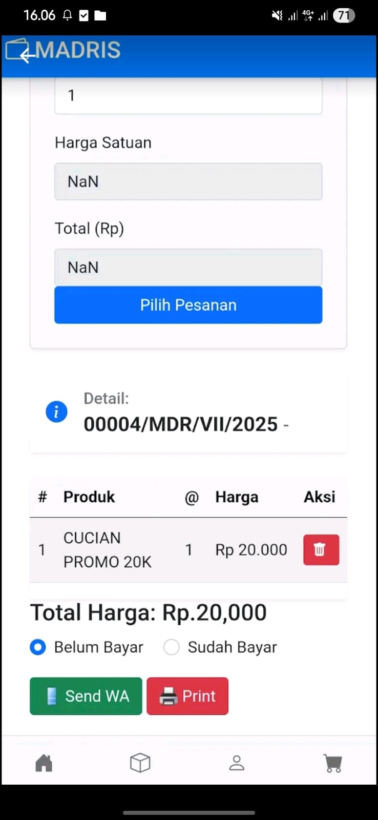 Screenshot Aplikasi